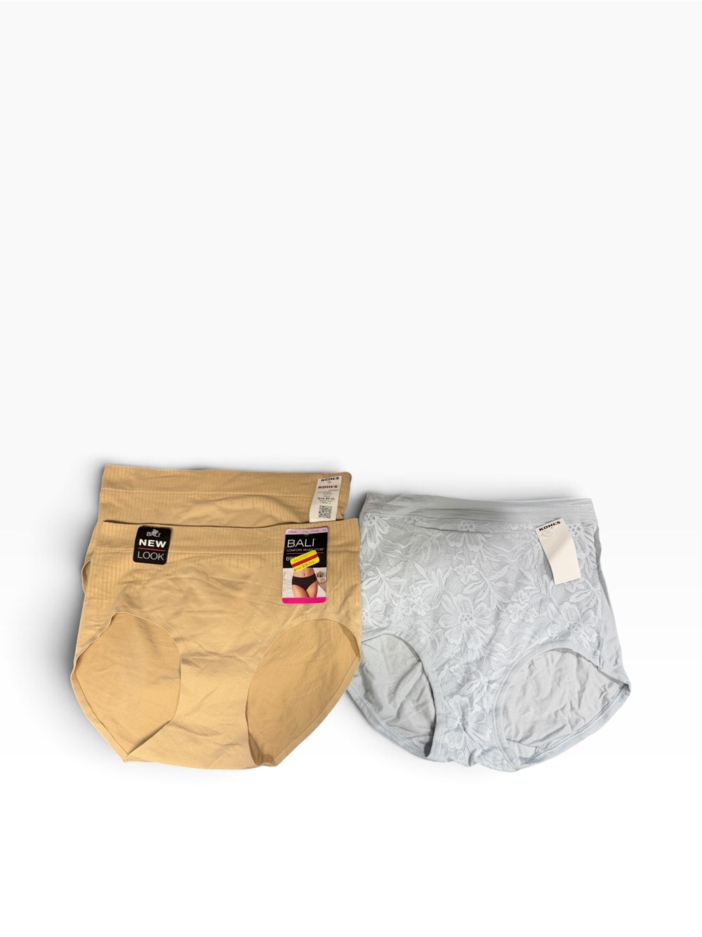 Bali Women’s High Waist Brief Panties Size M Medium 3 Pair Bundle New